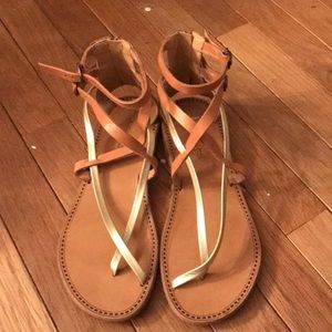 Tan Sandals - Made in Italy